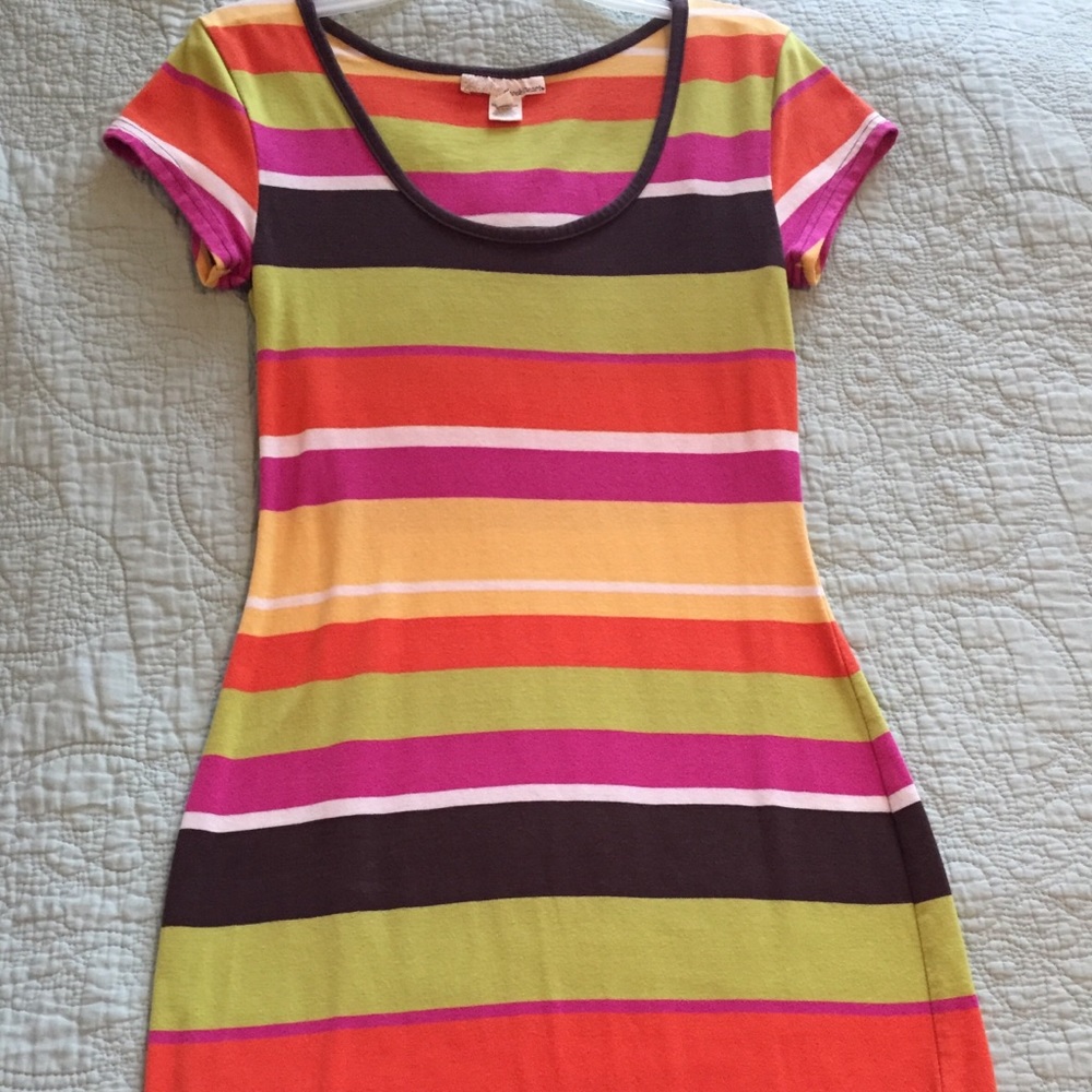 Striped colorful dress